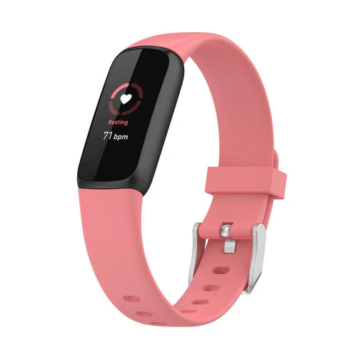 Fitbit luxe silikonarmband rosa